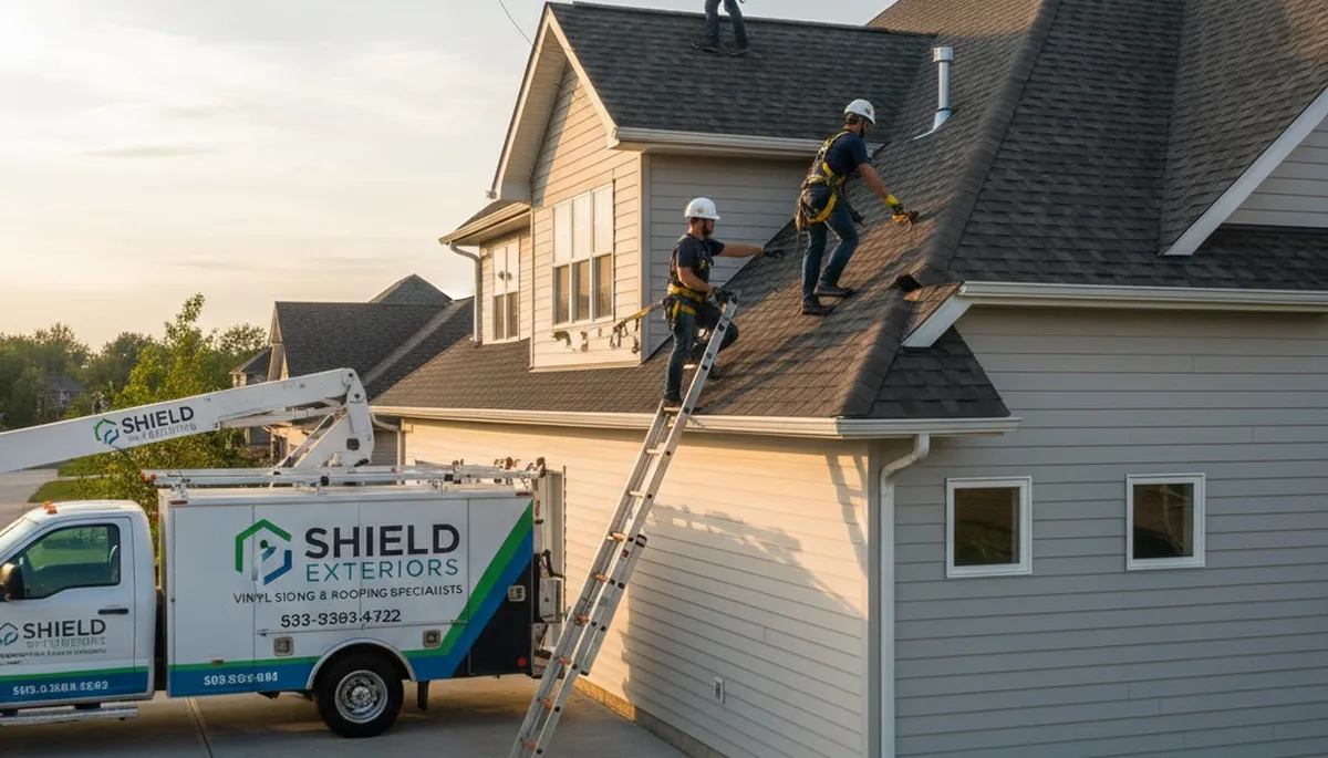 Professional roof inspection service in Kansas City, MO ensuring vinyl siding and roof protection